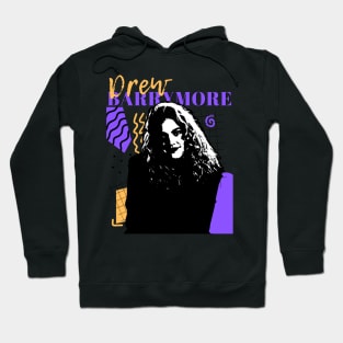 Drew barrymore retro style Hoodie